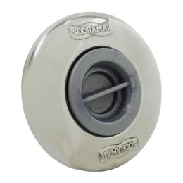 Dispositivo de Aspiração ABS/Inox Pratic 1 1/2 - para Piscinas de Alvenaria (tubo de 60) - Sodramar