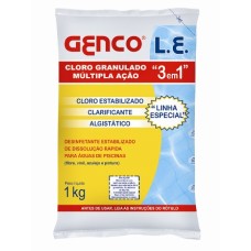 Cloro Granulado Multipla Ação 3 em 1  - 1 kg