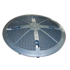 Tampa F.S.B para Dreno de fundo (Prata) com Kit parafusos - Sodramar