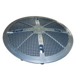 Tampa F.S.B para Dreno de fundo (Prata) com Kit parafusos - Sodramar