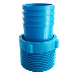 Adaptador para Mangueira de Piscina em Polietileno 1.1/2 (Rosca fina)